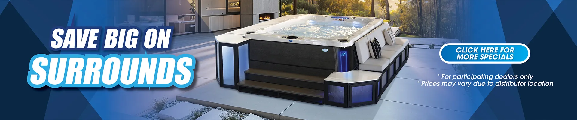 Calspas hot tub being used in a family setting - Findlay