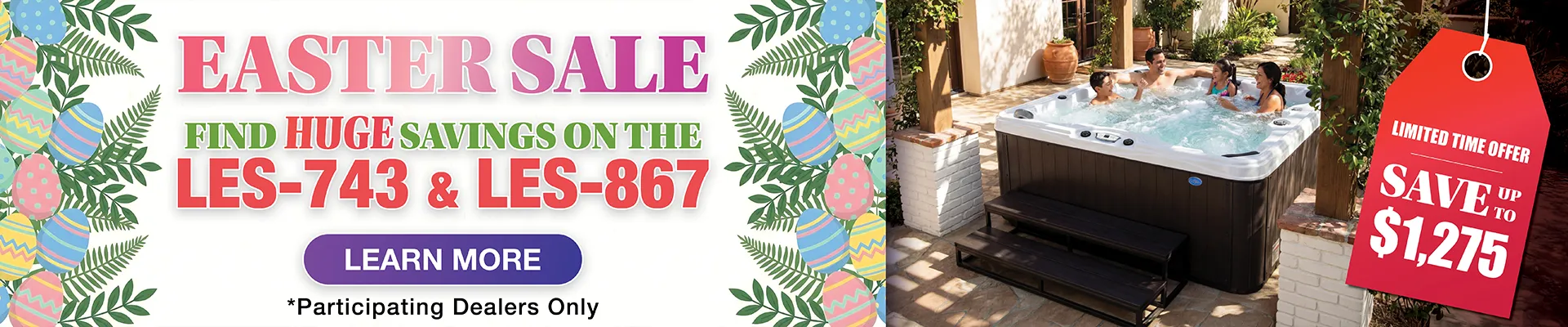 Calspas hot tub being used in a family setting - Findlay